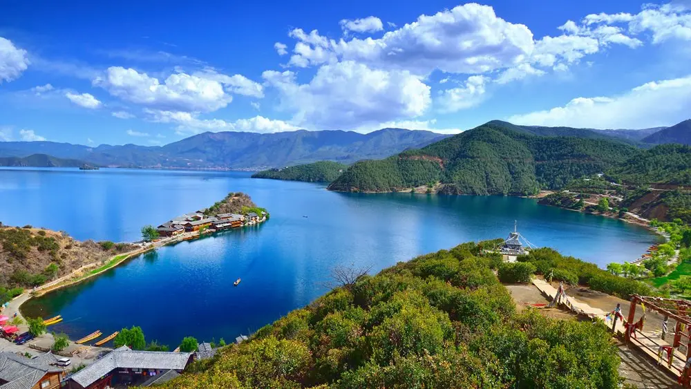瀘沽湖風景區.