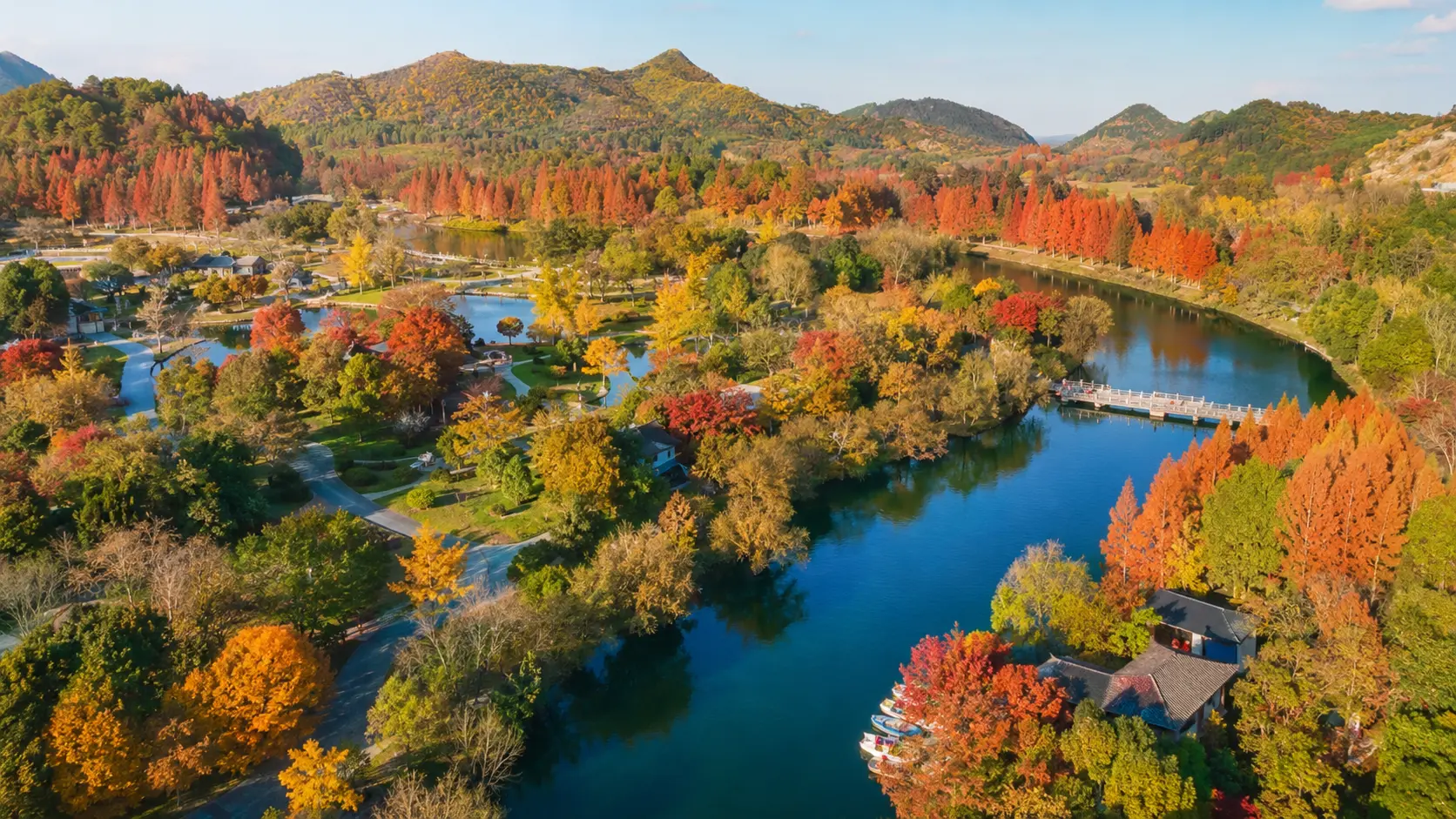 花溪公園．十里河灘(秋天)