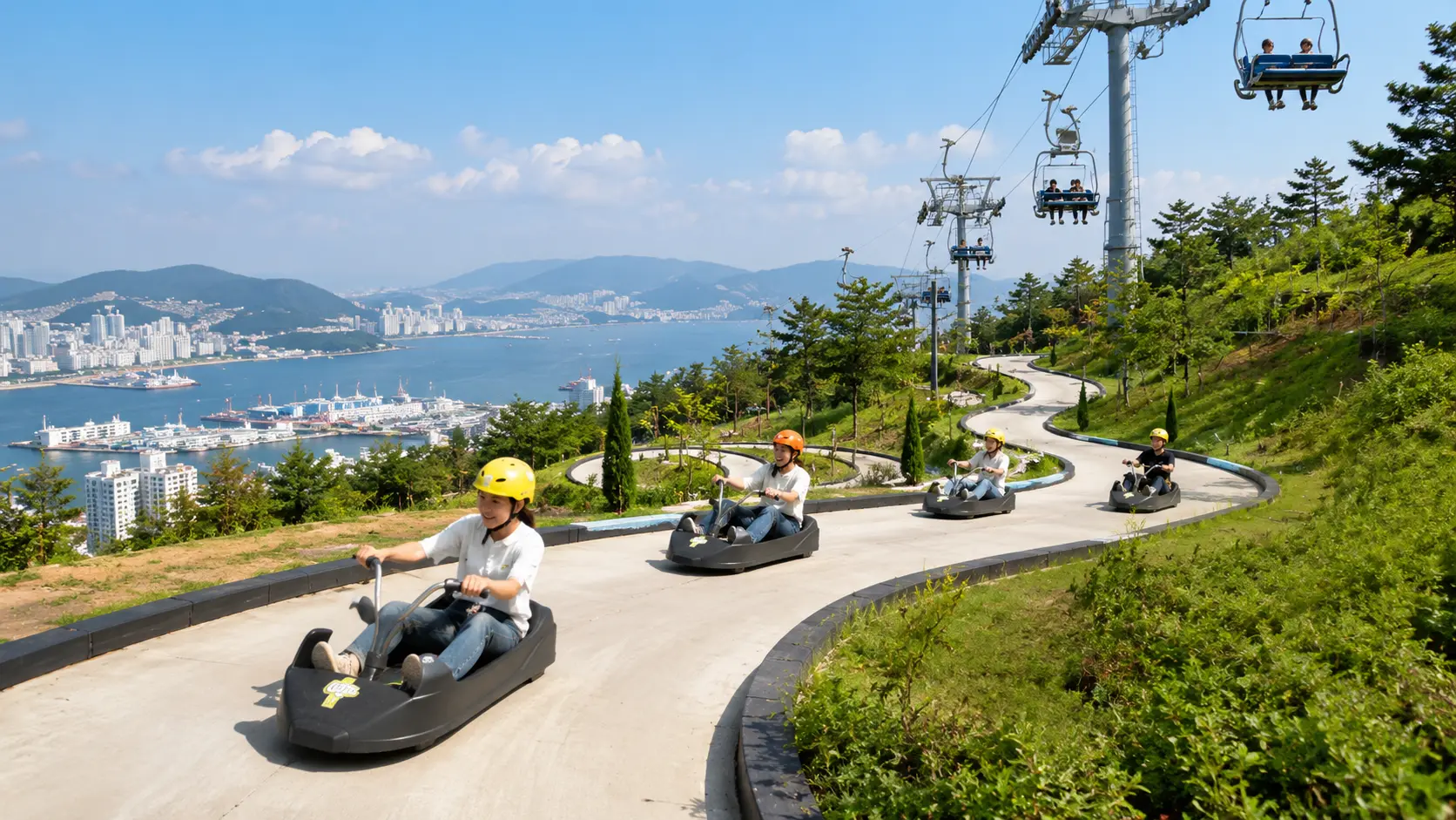 釜山SKYLUGE斜坡車