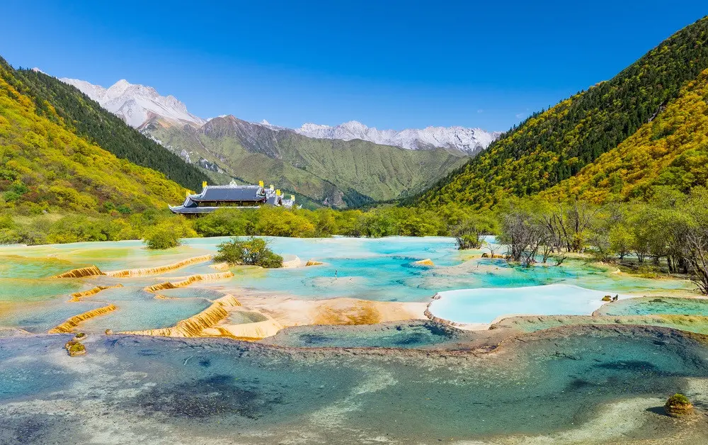黃龍風景區 五彩池.