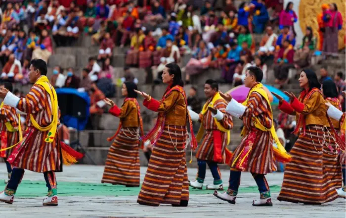 不丹民俗舞蹈表演