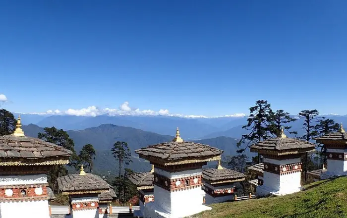 不丹多楚拉山口108佛塔