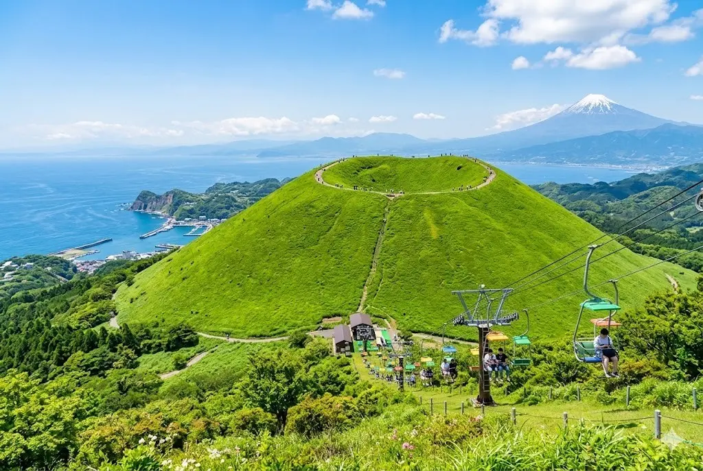 大室山．抹茶布丁山