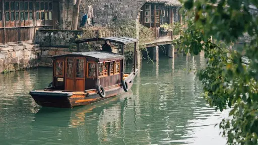 烏鎮西柵搖櫓船體驗