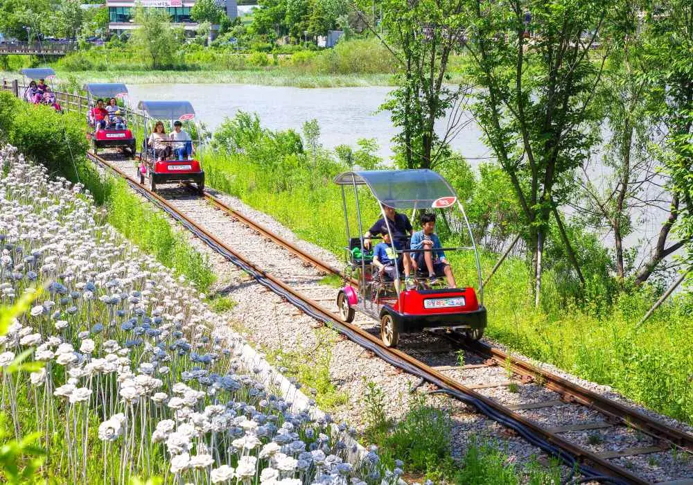 環湖鐵道自行車