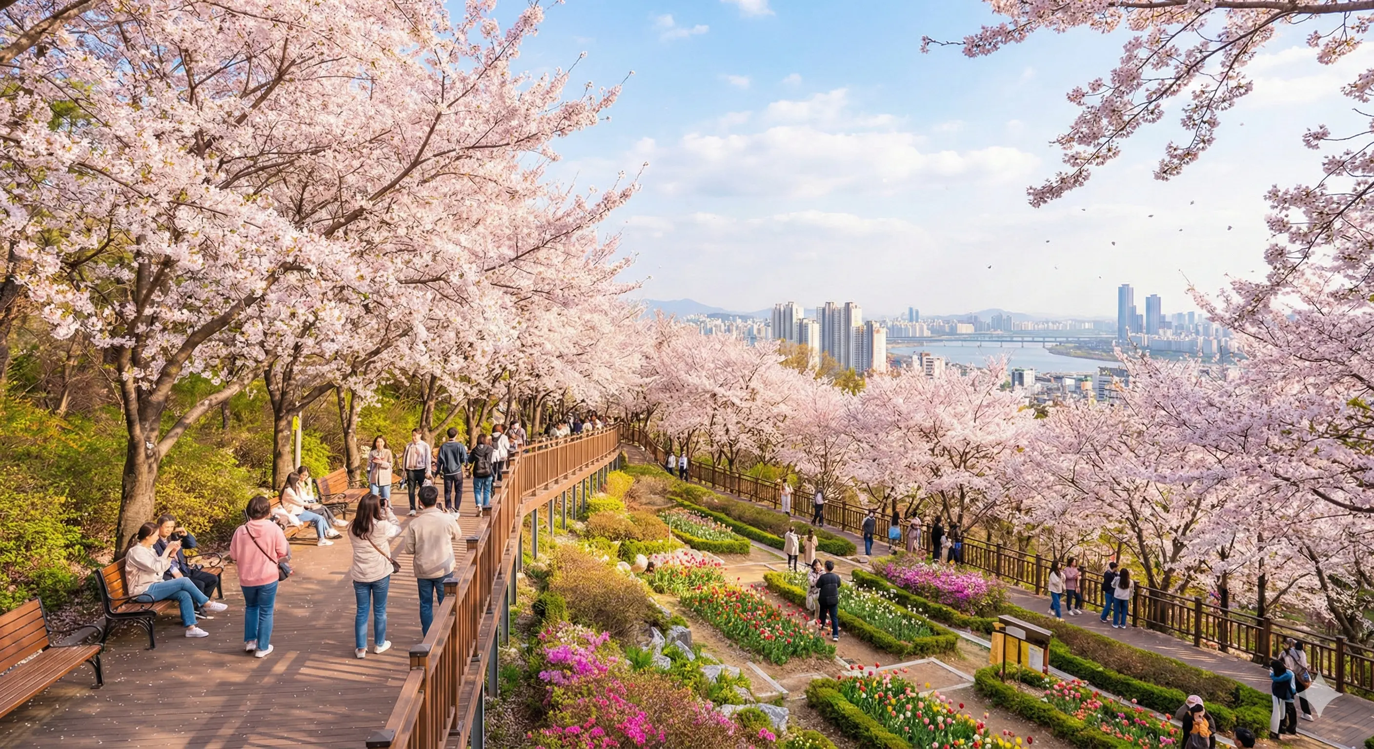 鞍山公園櫻花季