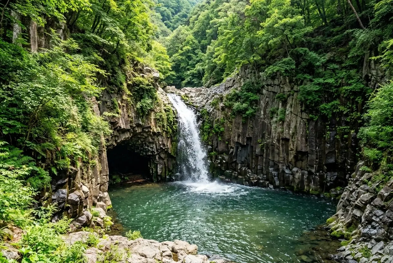 鴿子囊瀑布｜峽谷秘境