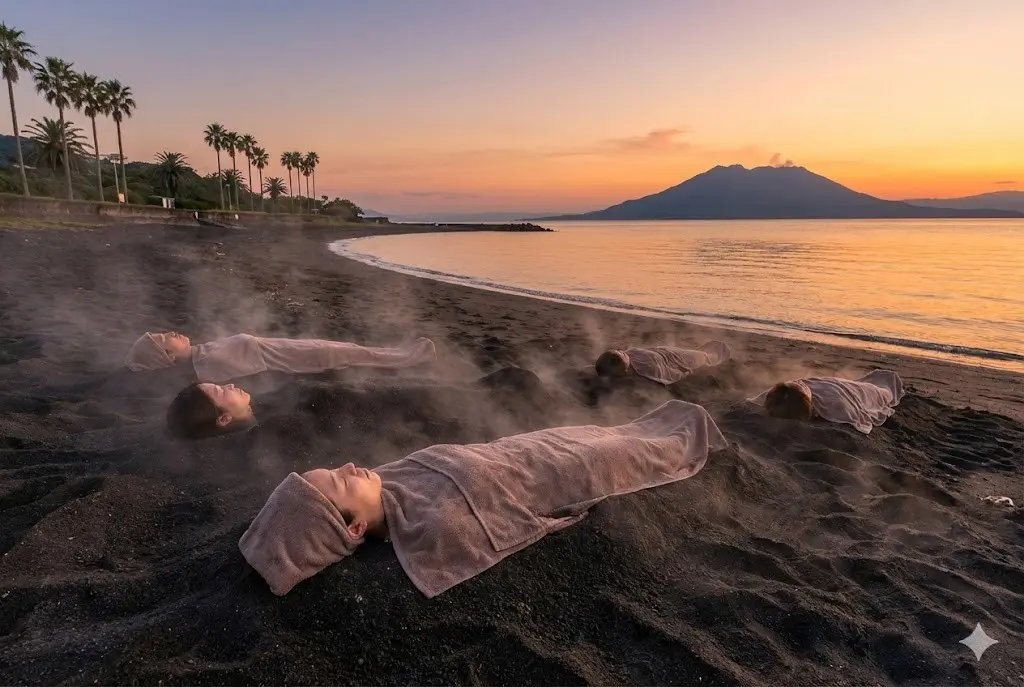 鹿兒島指宿天然砂浴體驗